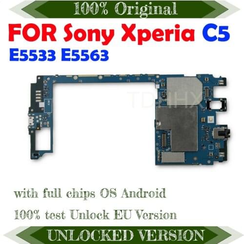 EU Version Original Good Quality full function for Sony Xperia C5 Ultra E5533 E5563 motherboard logic system board circuit board