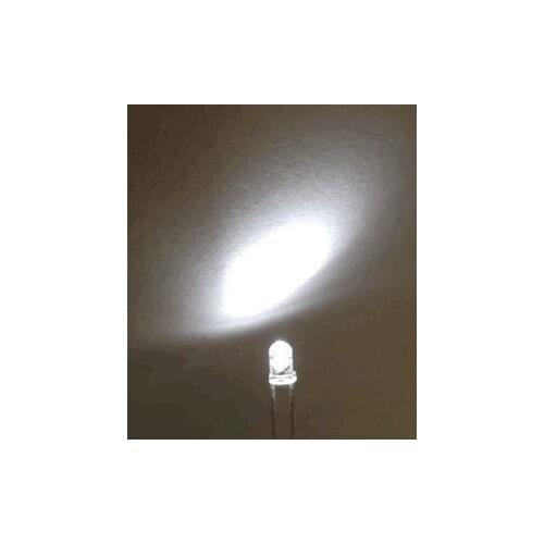 100 pcs 3MM WHITE LED Transparent Water Clear Round led 3mm Cold White 3V Light Emitting Diode Lamp