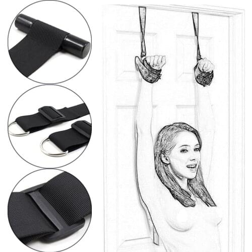 Adjustable Hanging Door Chastity Sex Toys For Woman Couples Bdsm Toys Bondage Set Handcuffs Fetish Slave Adult Games Products