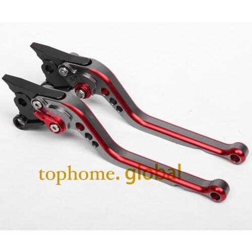 CNC Motorcycles Brake Clutch Levers Regular size Mixed Titanium&Red Color For Ducati ST4/S/ABS 2004-2005 2006