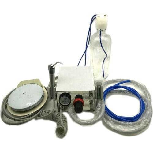 Dental Lab Aluminum alloy Portable one Turbine Unit Air Compressor 3 way straw for dentist