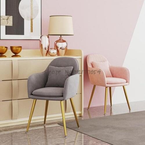 Room Nordic chair back desk home ins light luxury dressing manicure stool makeup simple and modern chair