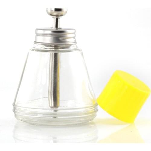 150ML Safe Portable Empty Alcohol Liquid Bottle ESD Glass Dispenser Press Pump Bottle For Glue Residue Remover PCB Cleaning Tool