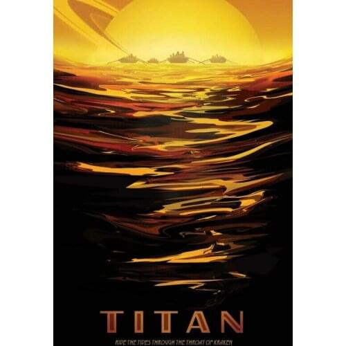 16style Choose Retro Prints Vintage SPACE TRAVEL PICTURE Art Film Print Silk Poster for Your Home Wall Decor 24x36inch