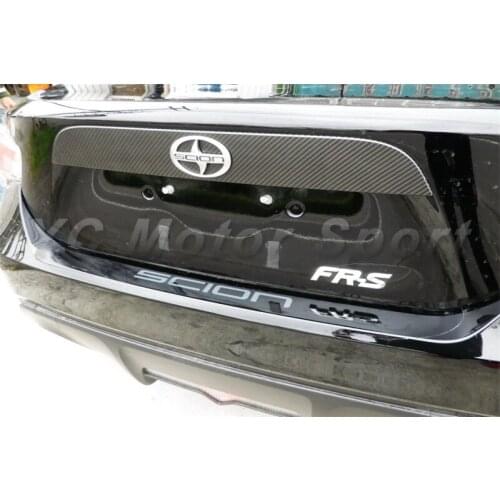 Car Accessories Dry Carbon Fiber Trunk Emblem Cover Fit For GT86 FT86 ZN6 FR-S BRZ ZC6 Trunk Emblem Cover Car-styling