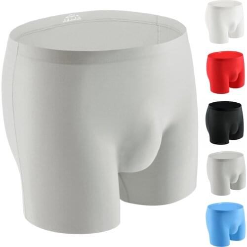 Men Underwear Boxers Breathable Man Boxer Solid Gay Sexy Underpants Mens Comfortable Brand New Shorts Underwear For Men Pants