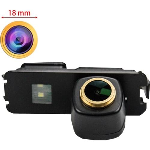 Freezzmi Golden HD Car Rear View Reverse Backup Camera Original Hole for GOLF 5 V GOLF 6 MK6 SCIROCCO EOS LUPO PASSA