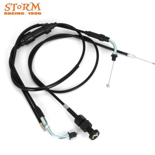 Motorcycle Carb Carburetor Choke Cable Bike Push Pull Choke Throttle Cable for For Yamaha PW80 PW 80 80cc ATV Dirt Pit Bike