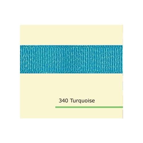 1/8" inch (3mm) Gold Glitter Turquoise grosgrain ribbon