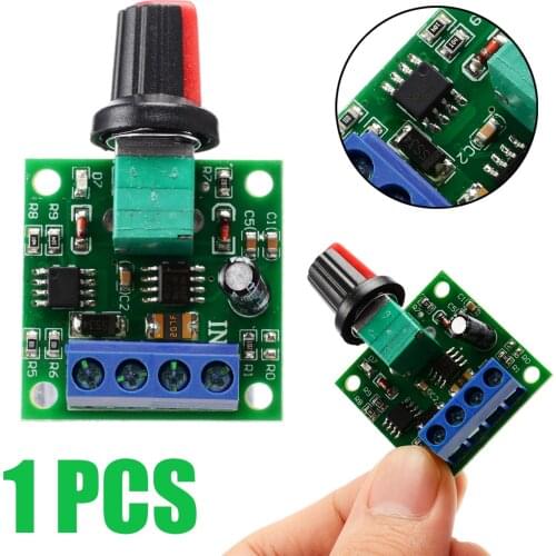 Voltage DC 1.8V 3V 5V 6V 12V 2A Motor Speed Controller PWM Module Adjustable Speed Regulator Control Governor Switch
