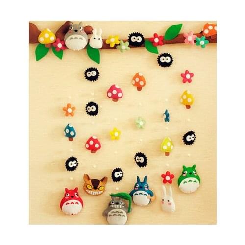 Cartoon cute curtain Fabric Felt kit Non-woven cloth Craft DIY Sewing set Felt Handwork Material DIY needlework supplies