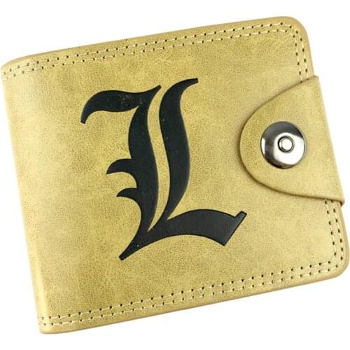 New Anime Death Note Casual PU Hidden Discount Wallet Mens Leather Photo Credit Coin Cards Holder Purses Note Compartment