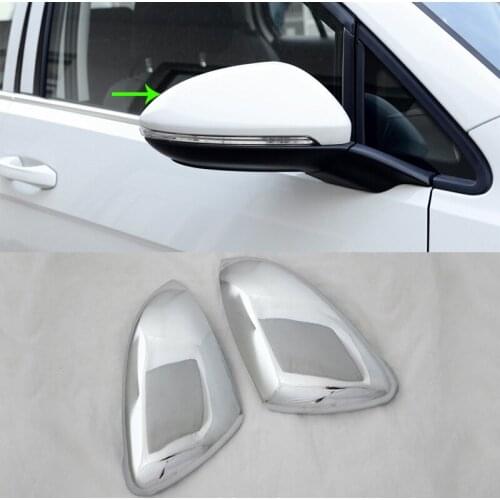 OUBOLUN ABS exterior car parts Car body kits door mirror cover For VOLKS-WAGEN 2014 Golf 7