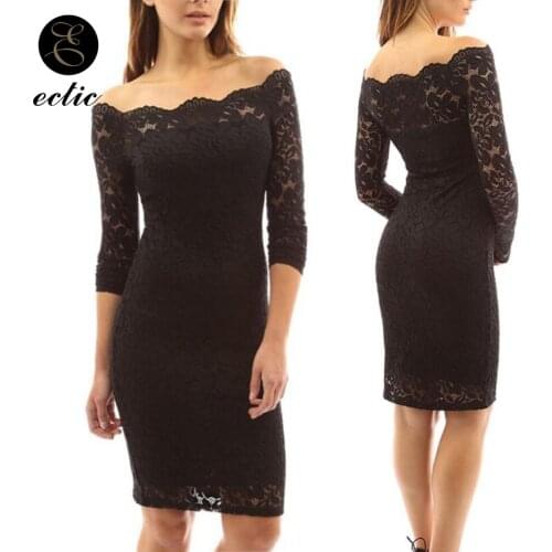 Lace Embroidered Mesh Dress Ruffle Sukienka Sexy Party Pencil Dress Robe Femme 2021 Off Shoulder Knitted Slim Midi Dress Elegant