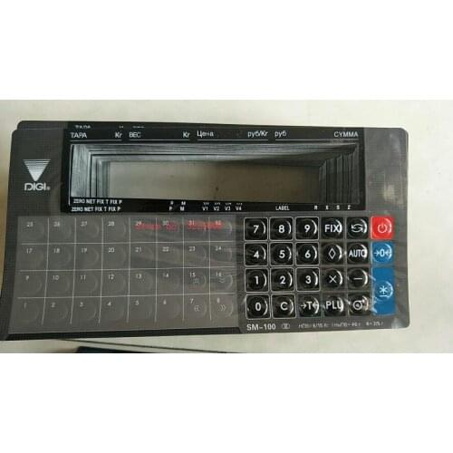 Keyboard film for digi sm-100B scale retail scale / sm100B overlays (Russian Version)