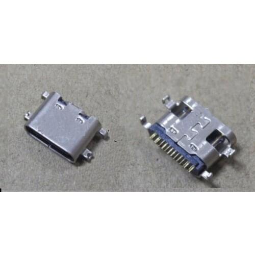 10pcs micro mini USB Type-C jack socket Connector Charging Port dock plug replacement repair parts For Vernee X MT6763