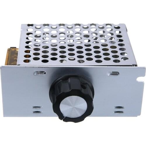 AC220V 4000W Voltage Regulator Dimmer Electric Motor Speed Temperature Controll Thermostat Electronic Voltage Regulator Module