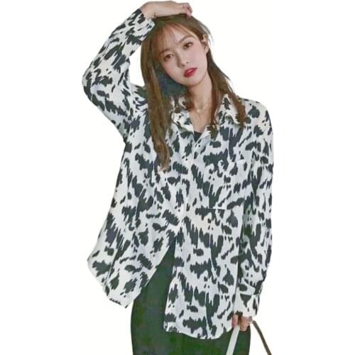 TOKITIND Leopard Blouses