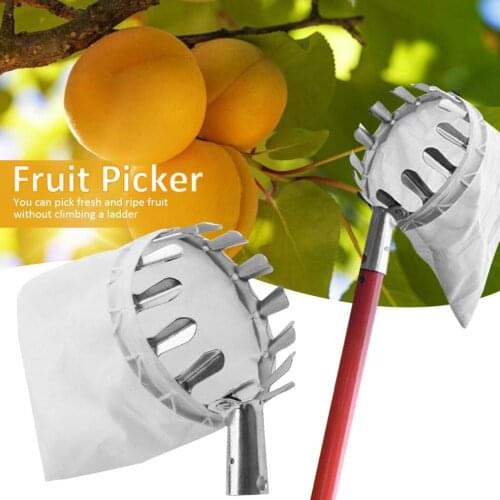 Convenient Fruits Picker Head Basket Fruits Catcher High-altitude Picking Tool Orchard Gardening Fruit Collector