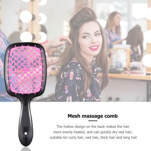 Women Wet Curly Detangling Comb Hair Decorative Caring Hair Brush Accessories for Salon Hairdressing Styling Tools