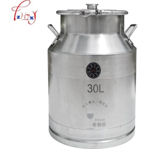 304 stainless steel Fermentation Liquor Barrel 30L Fermentation Distiller Barrel Wine maker Brew Wine Making Tools 1pc
