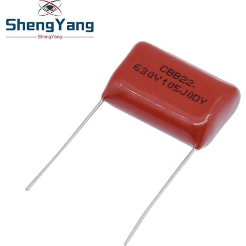 10PCS 630V105J 630V 1UF Pitch 20mm 105 1000NF CBB Polypropylene film capacitor