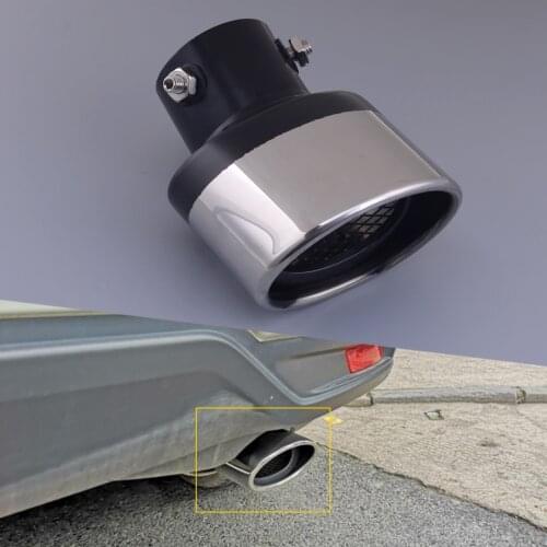 100% new Rear Exhaust Muffler Tip End Pipe Stainless Steel Fit for Nissan Kicks 2017 2018 2019