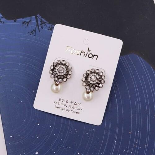 100pcs/lot Fashion Korean Jewelry Packaging Accessories Thick Paper Earring Studs Ear Clip Display Cards Custom logo Wholesale