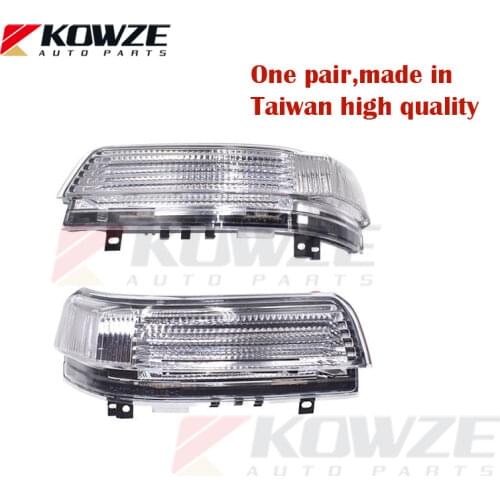 2PCS Left + Right Taiwan Side Turn Signal Lamp Assy for Mitsubishi Pajero Montero V83 V93 V95 V98 2006-2016 8351A030 8351A029