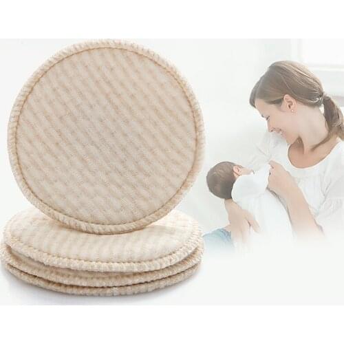 2018 4Pcs Mommy Nursing Pad Washable Breast Pads Spill Prevention Breast Feeding Spill Prevention Breast Pad Mum Breast Feeding