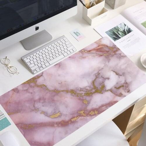 Large Marble Grain Soft Mouse Pad Office Computer Desk Mat Modern Table Game Keyboard Laptop Cushion Accessories gift