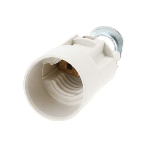 DIY White Plastic E14 Lamp Holder Base 110V-220V Douille Soquete e14 Socket Lampholder