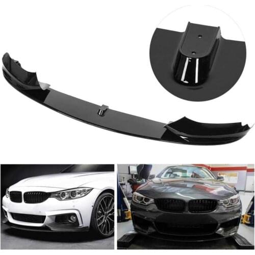 For M Performance MP Front Bumper Lip Spoiler Splitter Fit for BMW 4 F32 F36 M Sport 2013-2020 Auto accessories