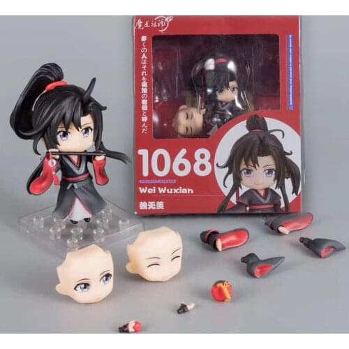 11cm Grandmaster of Demonic Mo Dao Zu Shi Action Figure Toy Lan Wangji Wei WuXian Character Doll Fans Gift