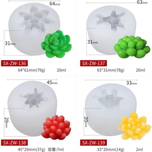 Concrete Flower Pot Mold Handmade Craft Clay Molds Multi-function Silicone Pot Mould For Succulent Plants Cactus Planting