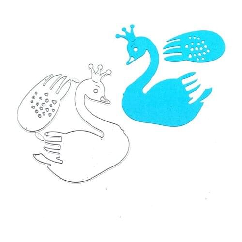 Julyarts Swan Scrapbook Album Scrapbooking Material For Scrapbooking Craft Stencil DIY Album Template Decor Model