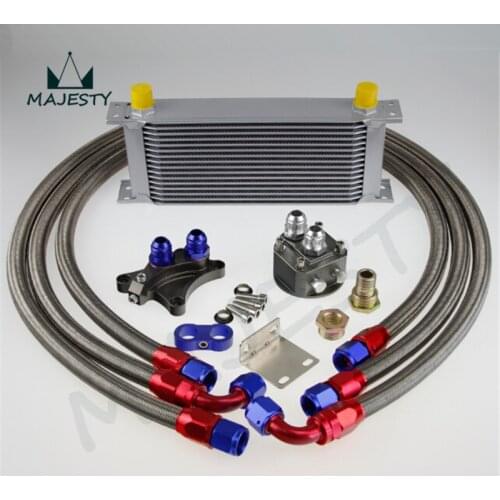 16 ROW OIL COOLER KIT FOR Silvia S13 S14 S15 180SX 200SX 240SX SR20DET
