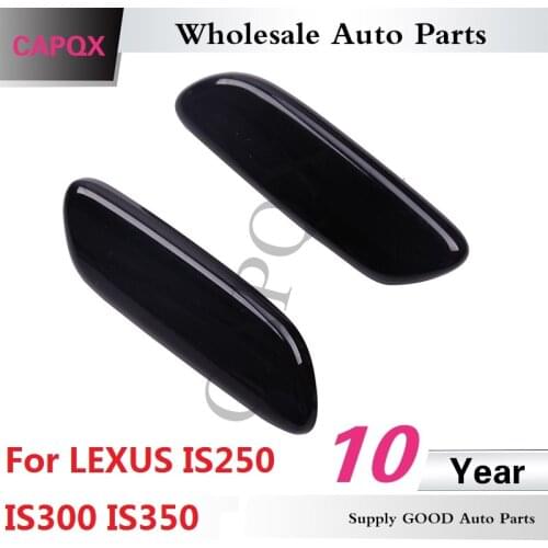 CAPQX Right & Left Genuine Head light Headlight Washer Nozzle Cover Cap For LEXUS IS250 IS300 IS350 85382-53040 85381-53080