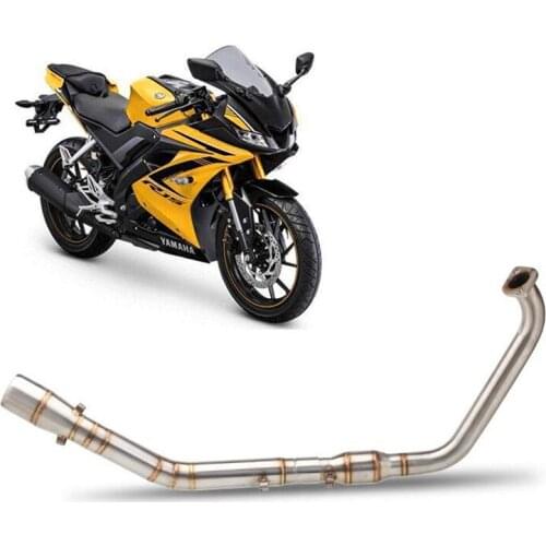 Motorcycle modification FOR YZF-R15 Tianyu exhaust pipe MT125 modified front section R15 V3 front section