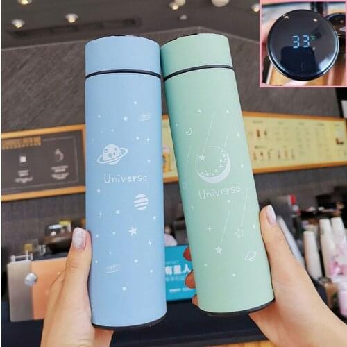New Car Stainless Steel Vacuum Flask Portable Creative Starry Sky Straight Insulation Water Cup Fashion Travel Sports Vacuum Cup