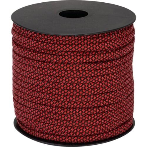 New 2021 50m Reflective Paracord 4mm Paracord 7 Strand Outdoor Camping Rope Parachute Cord Lanyard Tent Multifunction
