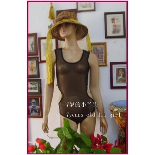 Transparent Thin Elastic Force Mesh Connect The Clothes Of Body With CQ32 79