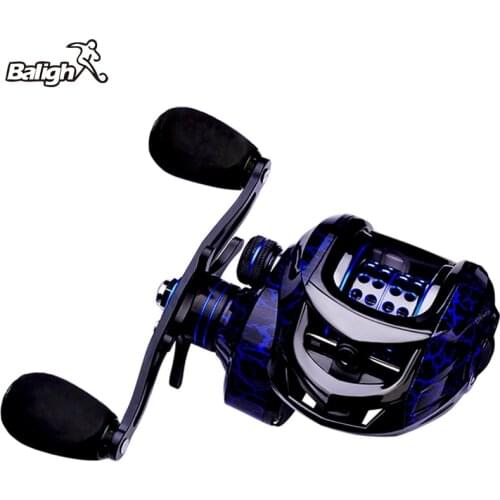Balight 18+1BB Baitcasting Fishing Reel Drag Power 10kg Carp Fishing Reels Fresh/Saltwater Casting Reel Fishing Tackle Pesca