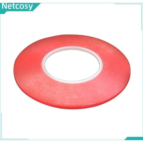 Netcosy 2mm Width Heat Resistant Double-Sided Transparent Clear Adhesive Sticker Tape Long Multi-Role For Phone Tablet Repair