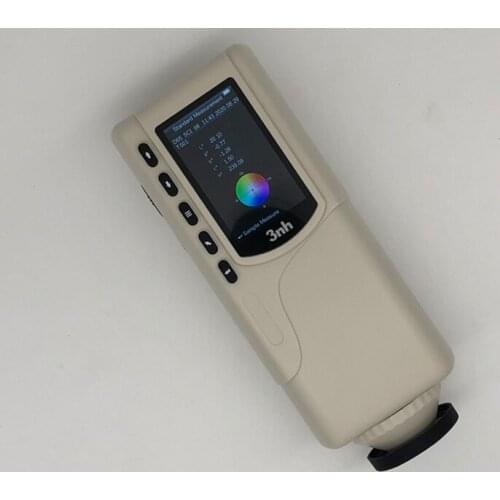 NR60CP Colorimeter Color Difference Meter Test Analyzer 4mm/8mm Double Aperture Quick Switch TFT Color Screen USB/ RS-232