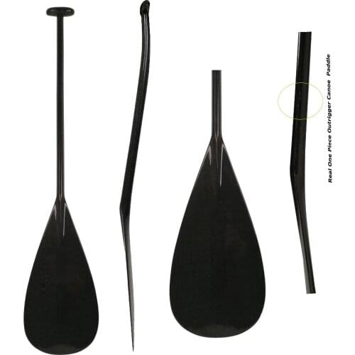 Carbon Fiber Bend Shaft Outrigger Canoe Paddle OC Paddle Without Connection
