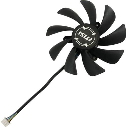 95mm XY-D10015SH Graphics Cards Fans GPU Cooler DC12V 0.55A 3000RPM For MSI GTX 1650 GTX 1660 Ti AERO ITX 6G OC Cooling