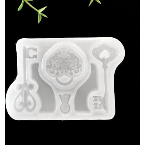 Key Lock Shape Silicone Mold Fondant Baking Jewelry Chocolate Cake Decor Mold Moulds Epoxy Resin Mould Crafts New