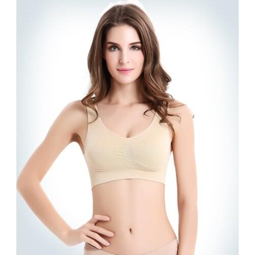 Ladies Bra Without Padded Vest Single Layer Sleep Yoga Sports Bralette Women Underwear