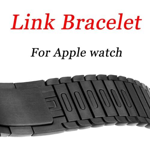 Link Bracelet for Apple Watch Band 44mm 42mm Removable Stainless Steel Strap 42mm 38mm Band for iwatch Series 6 SE 5 4 3 2 1